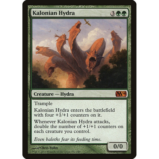 Kalonian Hydra mythic 181 Magic the Gathering Magic 2014