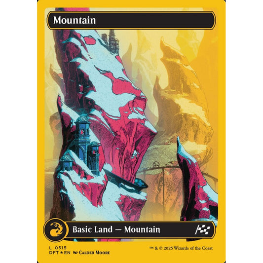 Mountain, 515, common, Magic: The Gathering, Aetherdrift