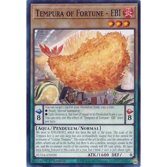 Tempura of Fortune - EBI SUDA-EN030 Common Yu-Gi-Oh Supreme Darkness
