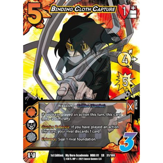 Binding Cloth Capture, 31/180, XR, UniVersus, MHA01 My Hero Academia
