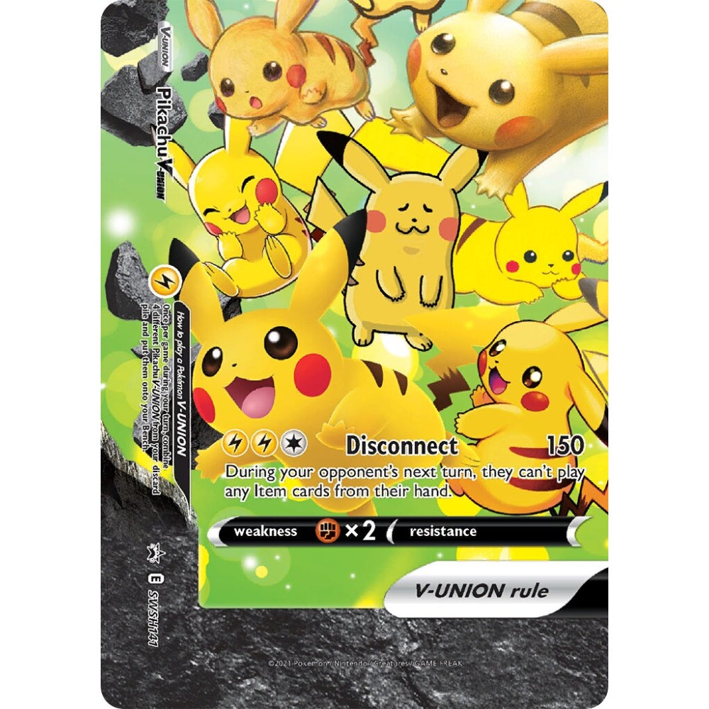 Pikachu V-UNION Promo SWSH141 Pokemon Card Game Sword & Shield Promos