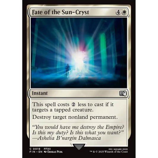 Fate of the Sun-Cryst common 19 Magic the Gathering Final Fantasy