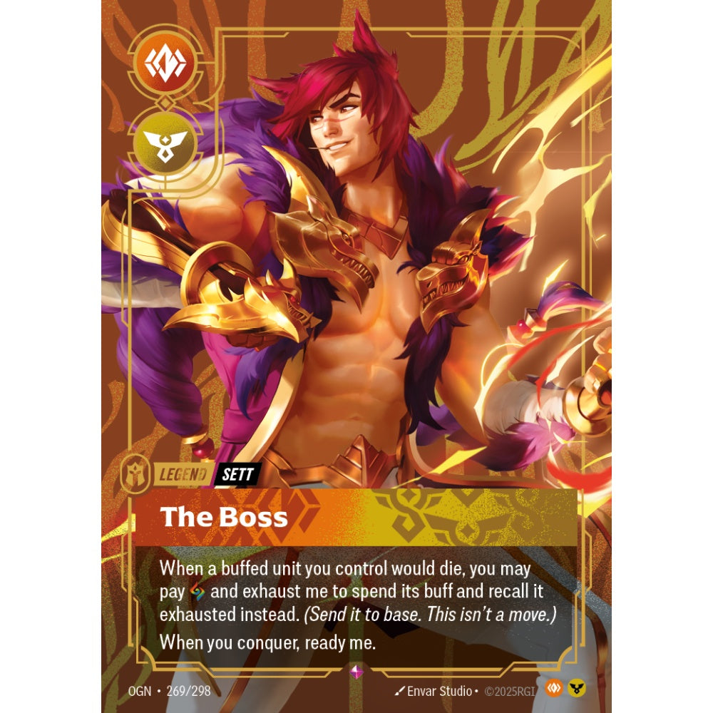 The Boss OGN-269/298 Riftbound Card Game Origins Rare