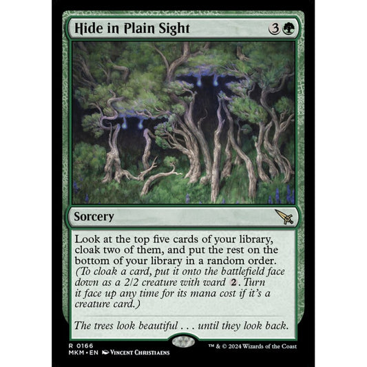 Hide in Plain Sight rare 166 Magic the Gathering Murders at Karlov Manor