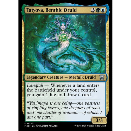 Tatyova, Benthic Druid, 273, uncommon, Magic: The Gathering, Modern Horizons 3