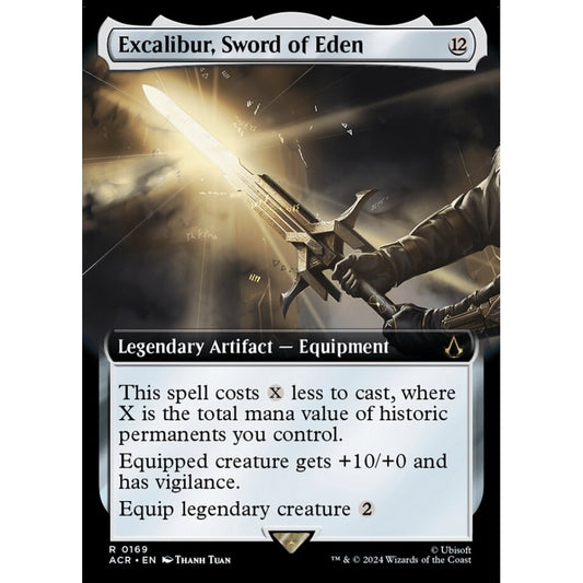 Excalibur, Sword of Eden rare 169 Magic the Gathering Assassin's Creed