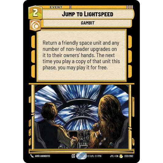 Jump to Lightspeed, R, JTL 232), Star Wars Unlimited