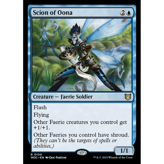 Scion of Oona, rare, 109, Magic the Gathering, Wilds of Eldraine Commander