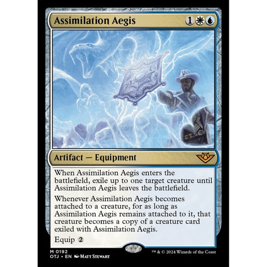 Assimilation Aegis, 192, mythic, Magic: The Gathering, Outlaws of Thunder Junction