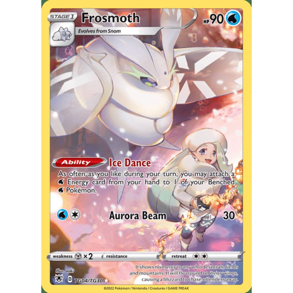 Frosmoth Illustration Rare TG4/TG30 Pokemon Card Game Astral Radiance