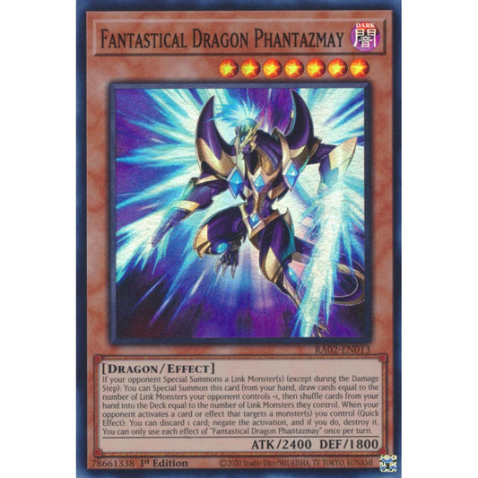 Fantastical Dragon Phantazmay RA02-EN013 Ultra Ultra Rare Yu-Gi-Oh 25th Anniversary Rarity Collection II in Alt-Art Art