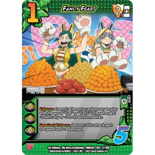 Fancy Feast, 077/108, UC, UniVersus, MHA04 League of Villains