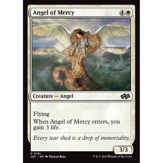 Angel of Mercy, 161, common, Magic: The Gathering, Foundations Jumpstart