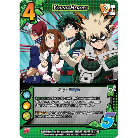 Young Heroes, 081/108, XR-UR, UniVersus, MHA04 League of Villains