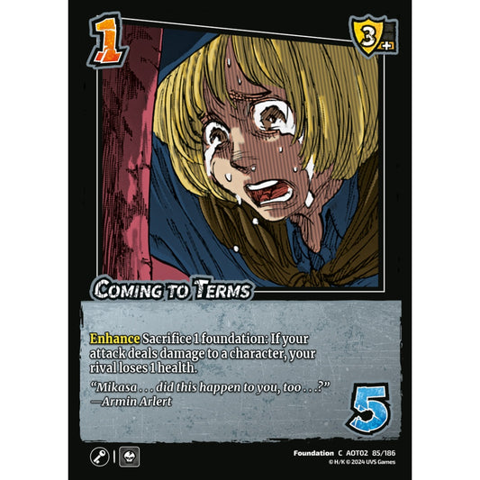 Coming to Terms, 85/186, AOT02, Universus, Attack on Titan: Origins of Power, Foundation, C