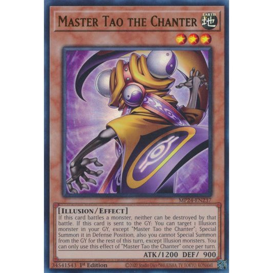 Master Tao the Chanter MP24-EN237 Ultra Ultra Rare Yu-Gi-Oh 25th Anniversary Tin: Dueling Mirrors in Art