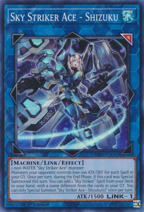 Sky Striker Ace - Shizuku MAMA-EN006 Ultra Ultra Rare Yu-Gi-Oh Magnificent Mavens in Art