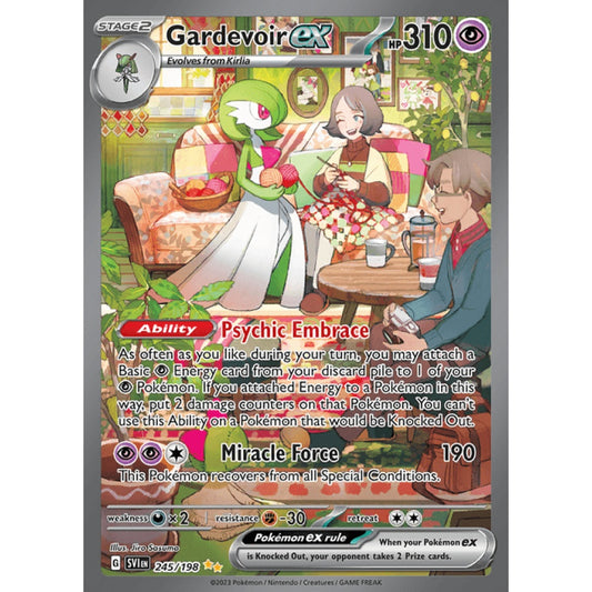 Gardevoir ex Secret Illustration Rare 245/198 Pokemon Card Game Scarlet & Violet