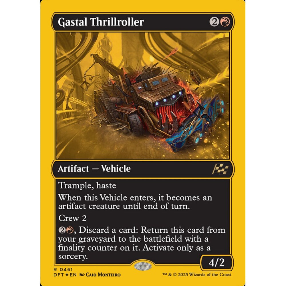 Gastal Thrillroller, 461, rare, Magic: The Gathering, Aetherdrift