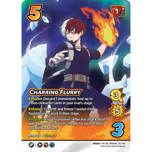Charring Flurry, 92/153, MHA06, Universus, MHA06 Jet Burn, nan