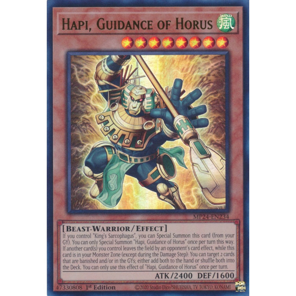Hapi, Guidance of Horus MP24-EN234 Ultra Ultra Rare Yu-Gi-Oh 25th Anniversary Tin: Dueling Mirrors in Art