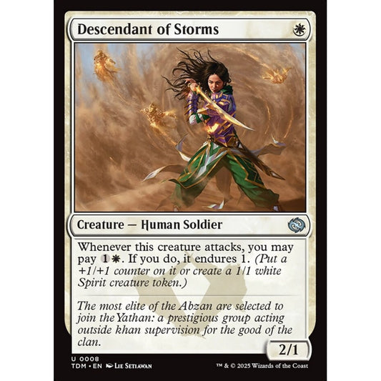 Descendant of Storms uncommon 8 Magic the Gathering Tarkir: Dragonstorm