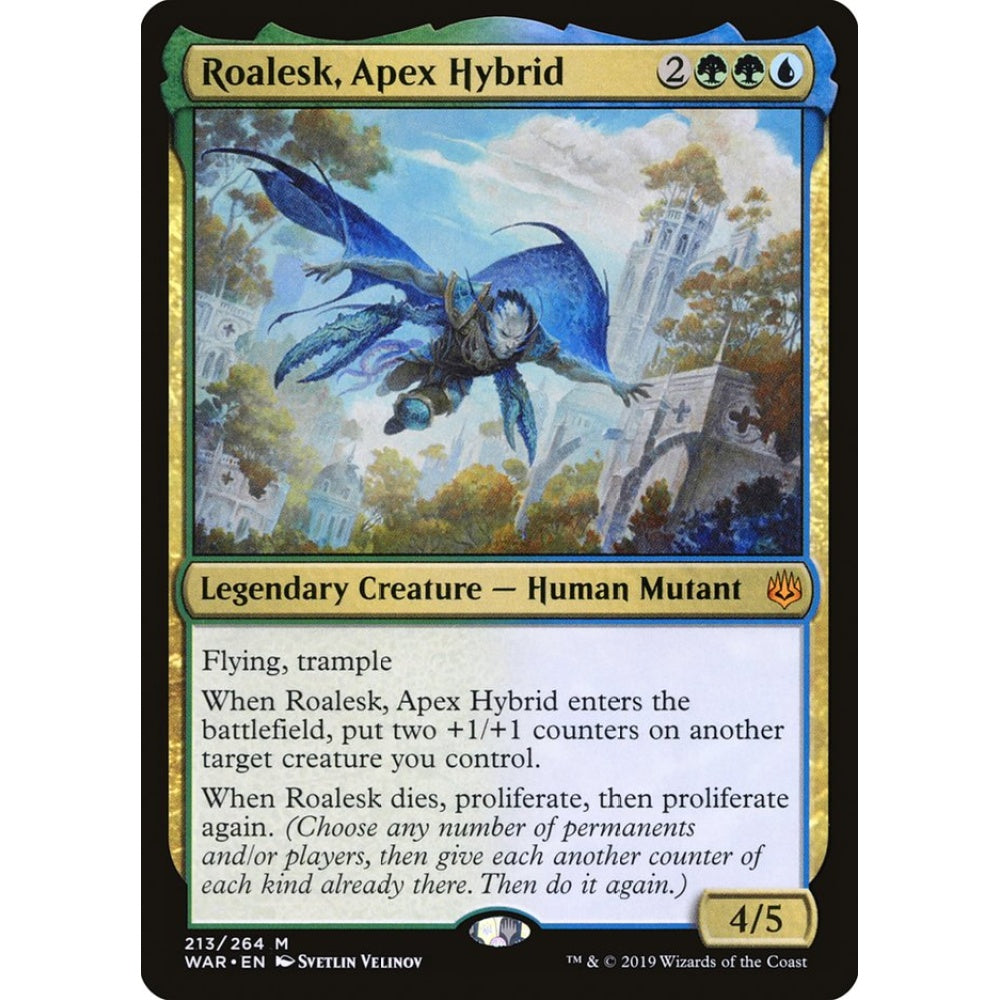 Roalesk, Apex Hybrid mythic 213 Magic the Gathering War of the Spark