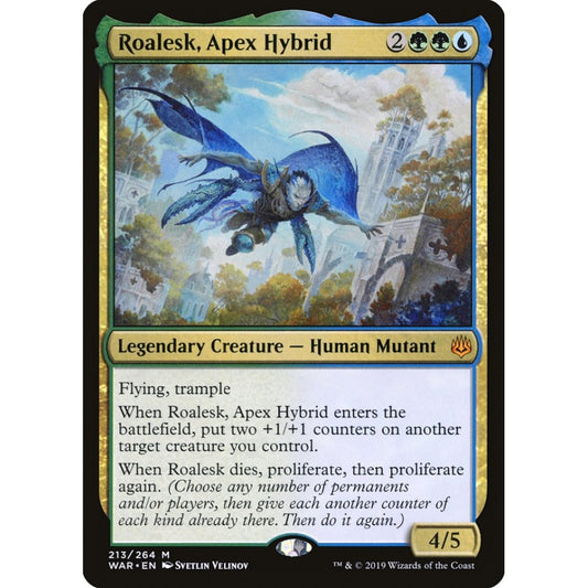 Roalesk, Apex Hybrid mythic 213 Magic the Gathering War of the Spark