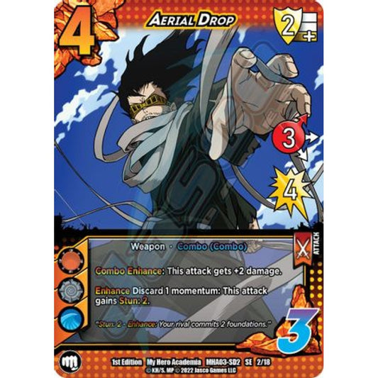Aerial Drop, 2/18, SE, UniVersus, MHA03 Heroes Clash