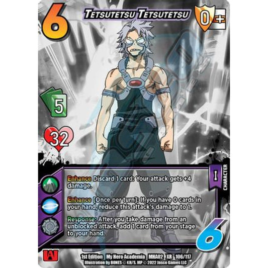 Tetsutetsu Tetsutetsu, 106/117, XR, UniVersus, MHA02 Crimson Rampage