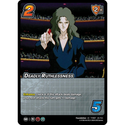 Deadly Ruthlessness, 26/154, UC, UniVersus, Yu Yu Hakusho: Dark Tournament