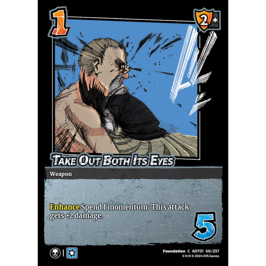 Take Out Both Its Eyes, 60/297, C, UniVersus, Attack on Titan: Battle for Humanity