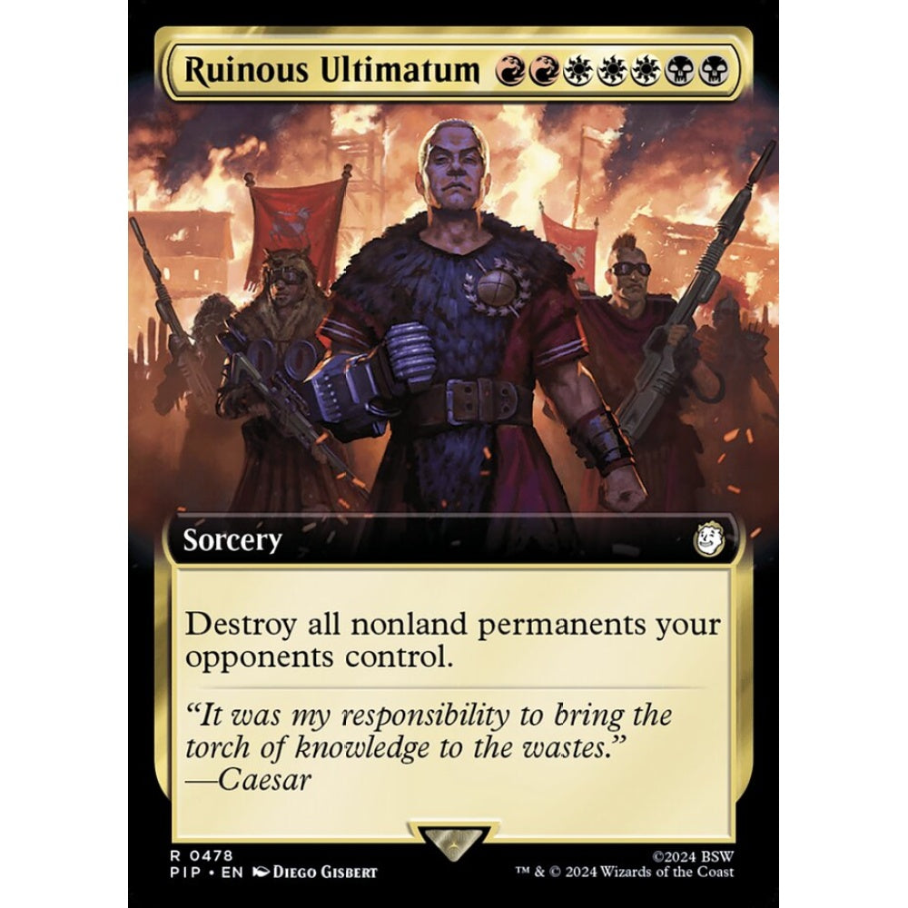 Ruinous Ultimatum rare 478 Magic the Gathering Fallout