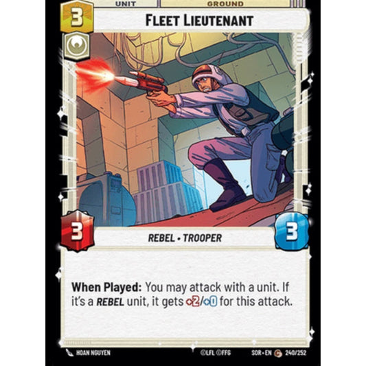 Fleet Lieutenant, 240, C, Star Wars Unlimited, Sparks Of Rebellion