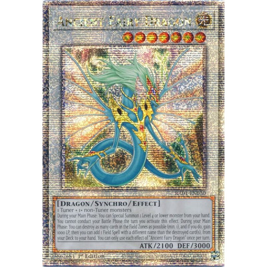 Ancient Fairy Dragon (Quarter Century Secret Rare) RA01-EN030 QCR Yu-Gi-Oh 25th Anniversary Rarity Collection
