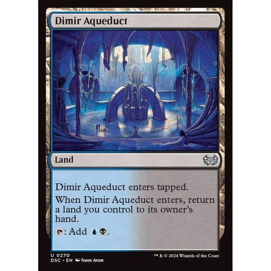 Dimir Aqueduct, 270, uncommon, Magic: The Gathering, Duskmourn: House of Horror