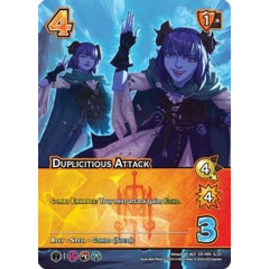Duplicitious Attack, 6/21, R-ALT, UniVersus, Critical Role Vox Machina & Mighty Nein