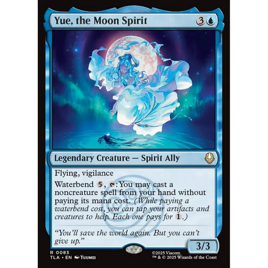 Yue, the Moon Spirit rare 83 Magic the Gathering Avatar: The Last Airbender