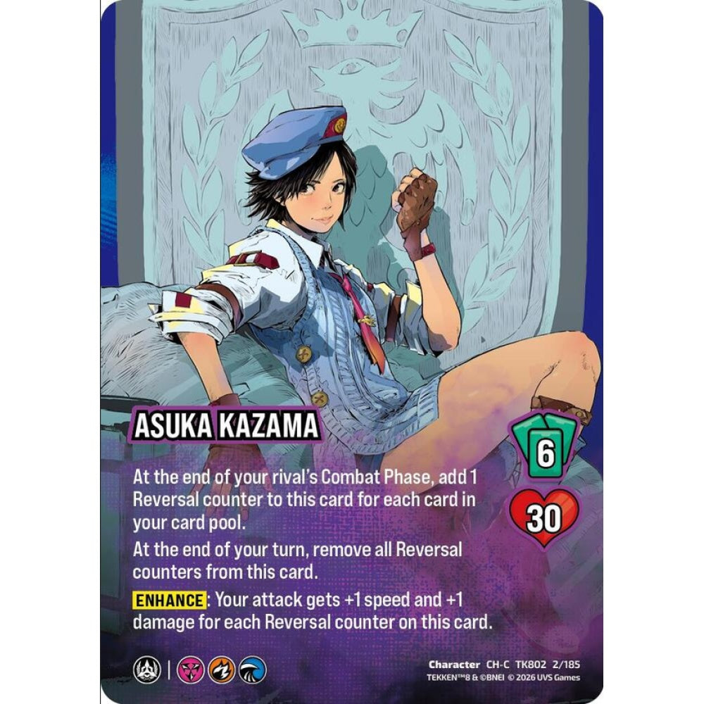 Asuka Kazama 2/185 TK802 Universus Tekken 8 Character CH