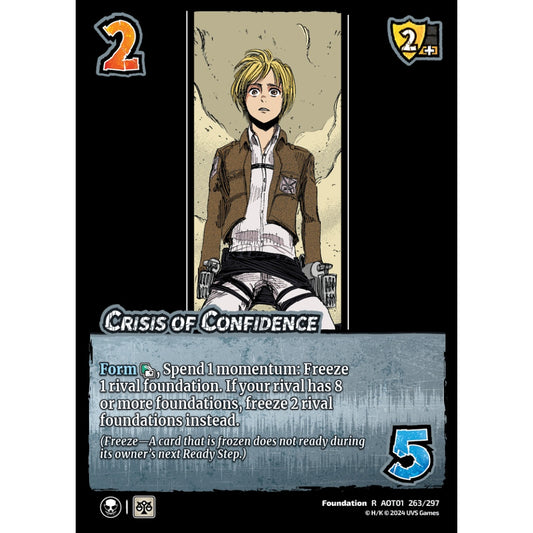 Crisis of Confidence, 263/297, R, UniVersus, Attack on Titan: Battle for Humanity