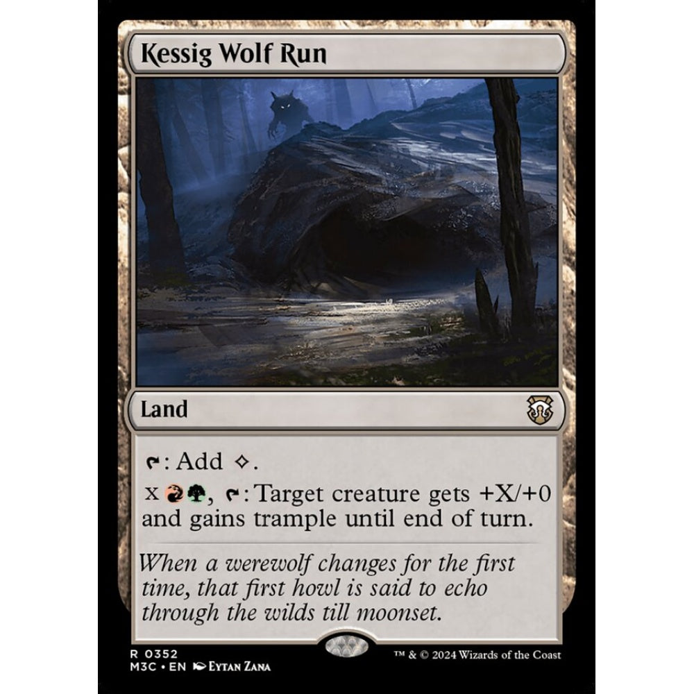 Kessig Wolf Run, 352, rare, Magic: The Gathering, Modern Horizons 3