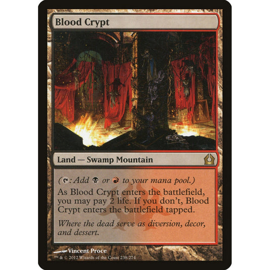 Blood Crypt rare 238 Magic the Gathering Return to Ravnica