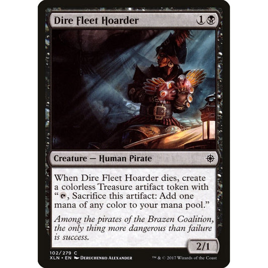 Dire Fleet Hoarder common 102 Magic the Gathering Ixalan