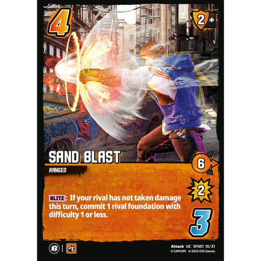 Sand Blast 10/21 SF601 Universus Street Fighter 6: Challanger Series Ryu&Luke Attack UC