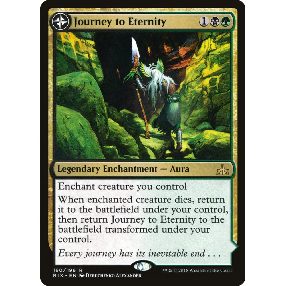 Journey to Eternity // Atzal, Cave of Eternity rare 160 Magic the Gathering Rivals of Ixalan