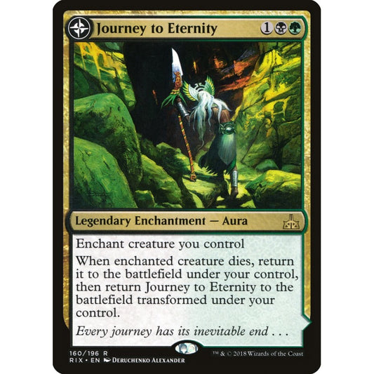 Journey to Eternity // Atzal, Cave of Eternity rare 160 Magic the Gathering Rivals of Ixalan