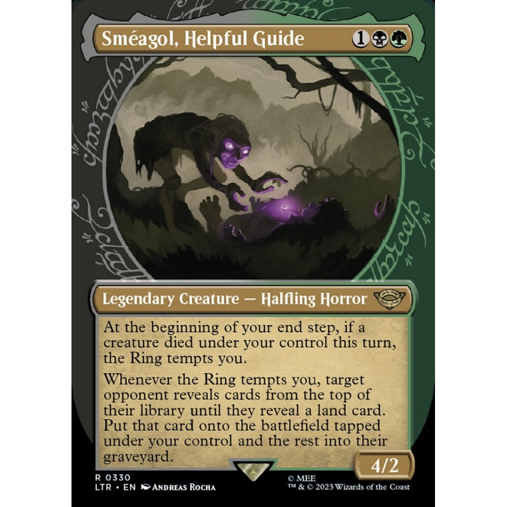 Sméagol, Helpful Guide, rare, 330, Magic the Gathering, The Lord of the Rings: Tales of Middle-earth