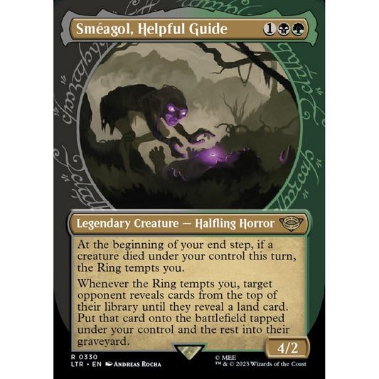 Sméagol, Helpful Guide, rare, 330, Magic the Gathering, The Lord of the Rings: Tales of Middle-earth
