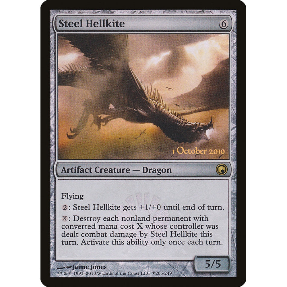 Steel Hellkite rare 205★ Magic the Gathering Scars of Mirrodin Promos