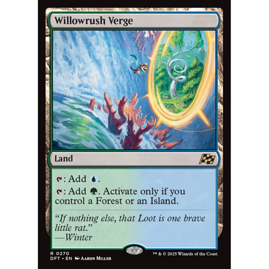 Willowrush Verge, 270, rare, Magic: The Gathering, Aetherdrift